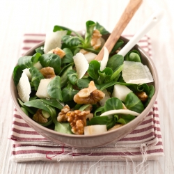 Salad, Pears, Walnuts and Parmigiano