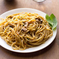 Mushroom Spaghetti Bolognese