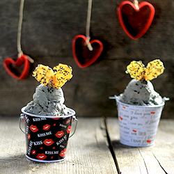 Black Sesame Ice Cream