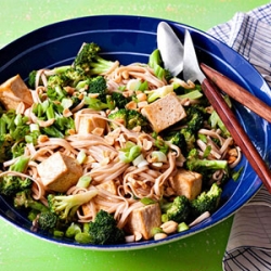 Nutty Tofu Noodles