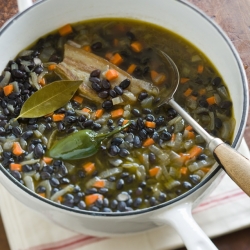 Black Beans with Chiles