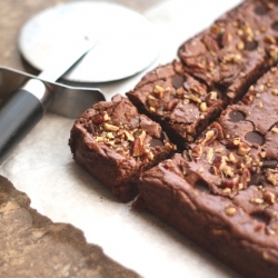 Rich Dark Chocolate Brownies