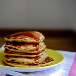 Dairy Free Chocolate Banana Pancakes