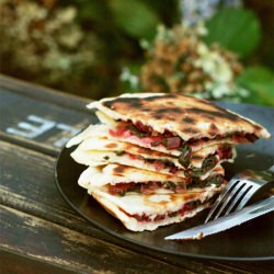 Beetroot Leaf And Yoghurt Flatbread