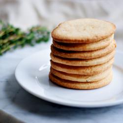 Lemon, Ginger, and Thyme Shortbread