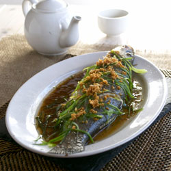 Steamed Sea Bass