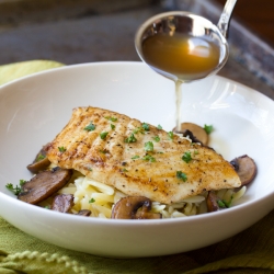 Brown Butter Halibut