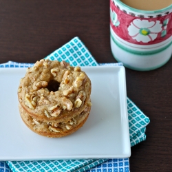 Baked Banana Bread Doughnuts