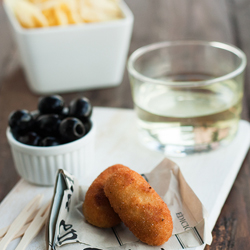 Ham and Boletus Croquettes