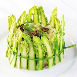 Asparagus and Morel Risotto