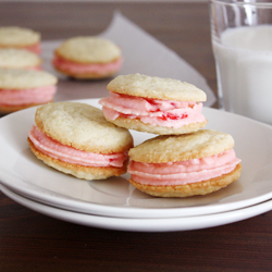 Cherry-Vanilla Sandwich Cookies