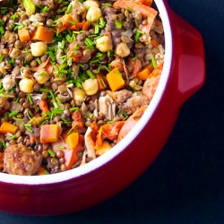 Lentil and Sausage Cassoulet