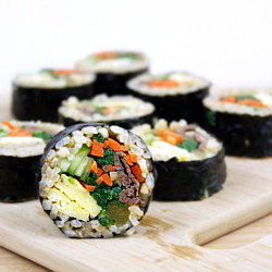 Bulgogi and Vegetable Gimbap