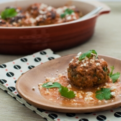 Mexican Meatballs with Tomato Sauce