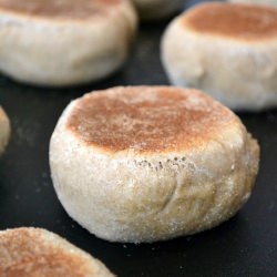 Easy Buckwheat Oat English Muffins