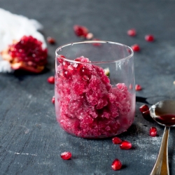 Pomegranate Granita