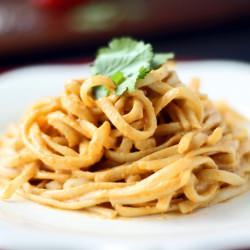 Roasted Red Pepper Linguine