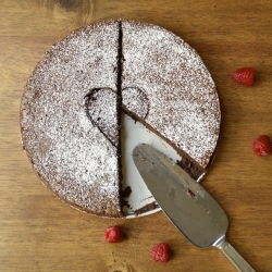 Flourless Chocolate Mousse Cake