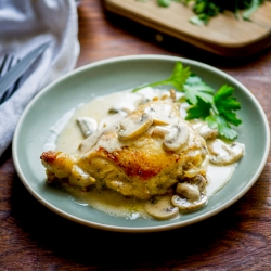 Creamy Chicken in Mushroom Sauce