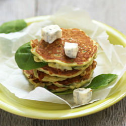 Spinach and Gorgonzola Pancakes