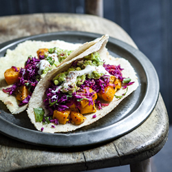 Roasted Sweet Potato Taco