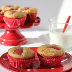 Strawberry & White Chocolate Muffin