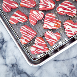 Vegan Heart Beet Cookies