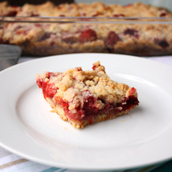 Strawberry Crumb Bars