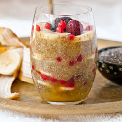 Orange Chia Pudding Parfait