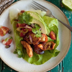 Lettuce Tacos with Chipotle Chicken