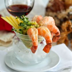 Shrimp Cocktail with Mango Salsa