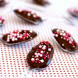 Valentine Chocolate Spoons