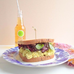 Egg-less Salad Sandwich