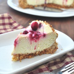 Cranberry Orange Cheesecake