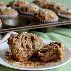 Whole Wheat Banana Pecan Muffins