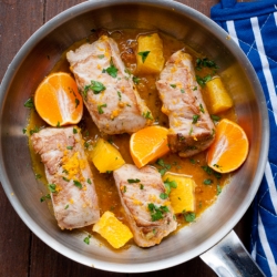 Fresh Orange Pork Tenderloin