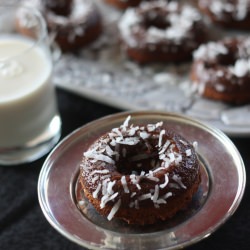 German Chocolate Donuts