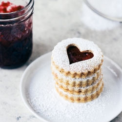 Almond Linzer Cookies