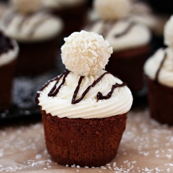 Chocolate Coconut Cupcakes