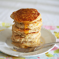 Banana Coconut Pancakes