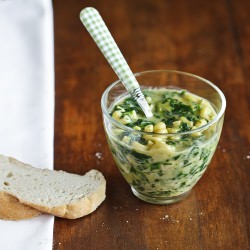 Spinach Mac & Cheese Soup