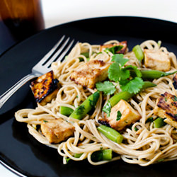 Soba, Baked Tofu & Green Bean Salad