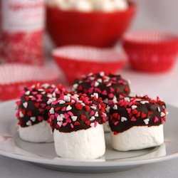 Chocolate-Dipped Marshmallows