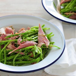 Shaved Snow Pea & Ham Salad