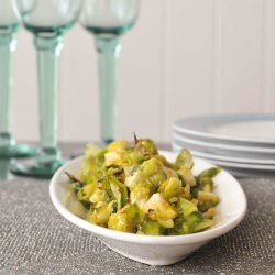 Ginger Lime Brussels Sprouts