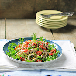 Spicy Calamari Salad