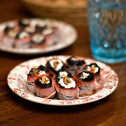 Bacon Wrapped Prunes