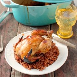 Plum Glazed Cornish Game Hens