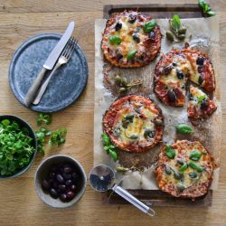 Pizza w. Cauliflower Crust