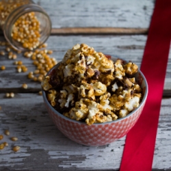 Peanut Chocolate Caramel Corn